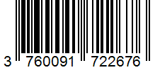 Barcode 3760091722676