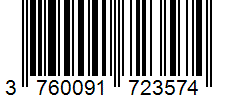 Barcode 3760091723574