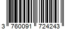 Barcode 3760091724243