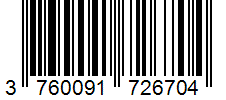 Barcode 3760091726704