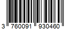 Barcode 3760091930460