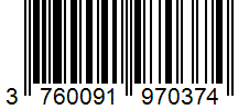 Barcode 3760091970374