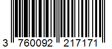 Barcode 3760092217171