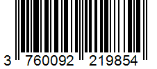 Barcode 3760092219854