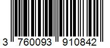 Barcode 3760093910842