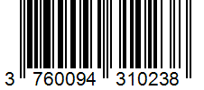 Barcode 3760094310238