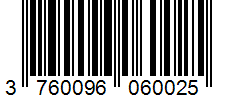 Barcode 3760096060025