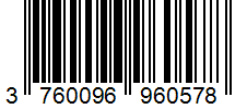 Barcode 3760096960578