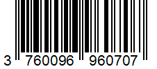 Barcode 3760096960707