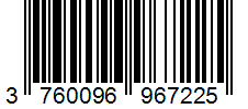 Barcode 3760096967225