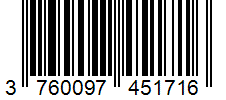 Barcode 3760097451716