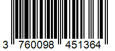 Barcode 3760098451364
