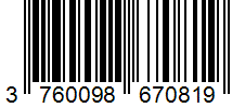 Barcode 3760098670819