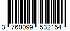 Barcode 3760099532154