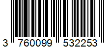Barcode 3760099532253
