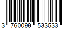 Barcode 3760099533533
