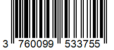 Barcode 3760099533755