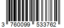 Barcode 3760099533762