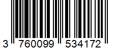 Barcode 3760099534172