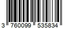 Barcode 3760099535834