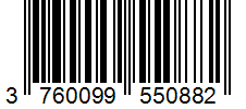 Barcode 3760099550882