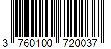 Barcode 3760100720037