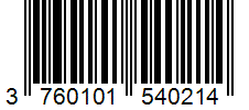 Barcode 3760101540214