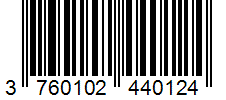 Barcode 3760102440124