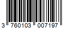 Barcode 3760103007197