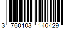 Barcode 3760103140429