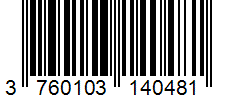 Barcode 3760103140481