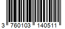 Barcode 3760103140511