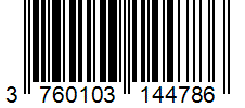 Barcode 3760103144786