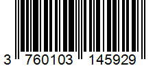 Barcode 3760103145929
