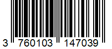 Barcode 3760103147039