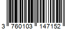 Barcode 3760103147152