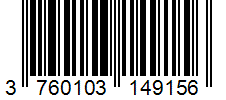 Barcode 3760103149156