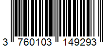 Barcode 3760103149293