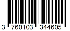 Barcode 3760103344605