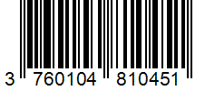 Barcode 3760104810451