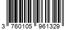 Barcode 3760105961329