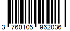 Barcode 3760105962036