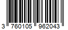 Barcode 3760105962043