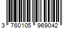 Barcode 3760105969042