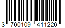 Barcode 3760109411226