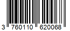 Barcode 3760110620068