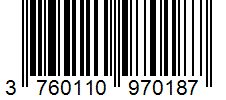Barcode 3760110970187