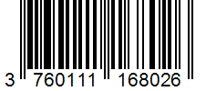 Barcode 3760111168026