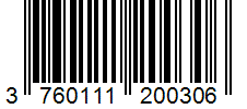 Barcode 3760111200306