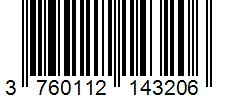 Barcode 3760112143206